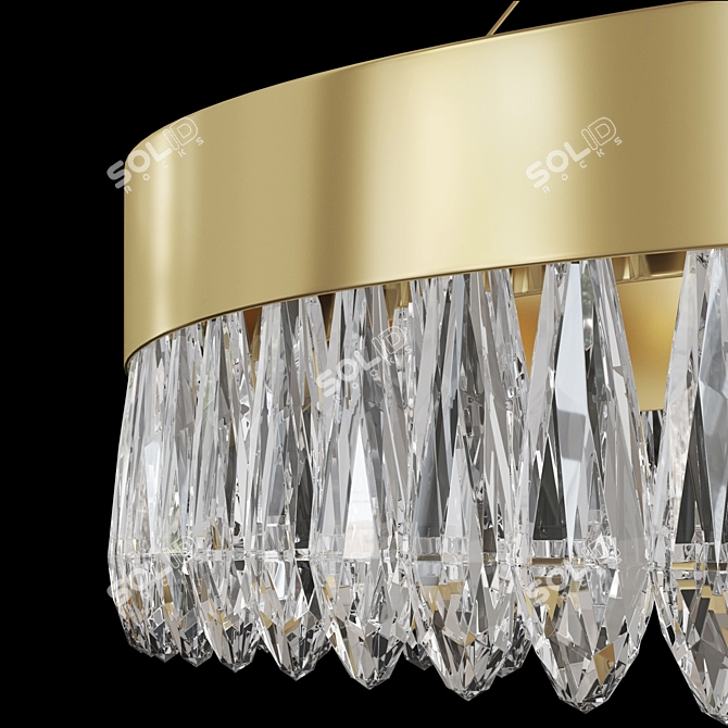 Sleek Mobius Chandelier for V-Ray 3D model image 2