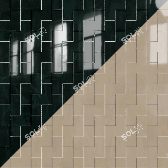 High-Quality Tiles Texture Pack 3D model image 5