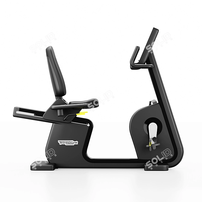 Technogym Artis Recline Exercise Bike 3D model image 3