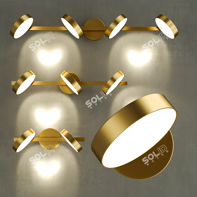 Modern Wall Lamp Collection 3D model image 2