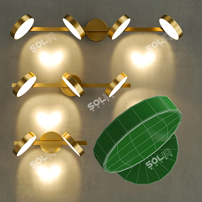 Modern Wall Lamp Collection 3D model image 3