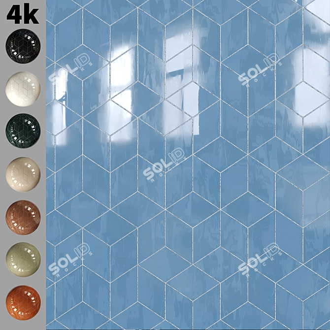 Substance Designer Tiles 3Ds Max 3D model image 1