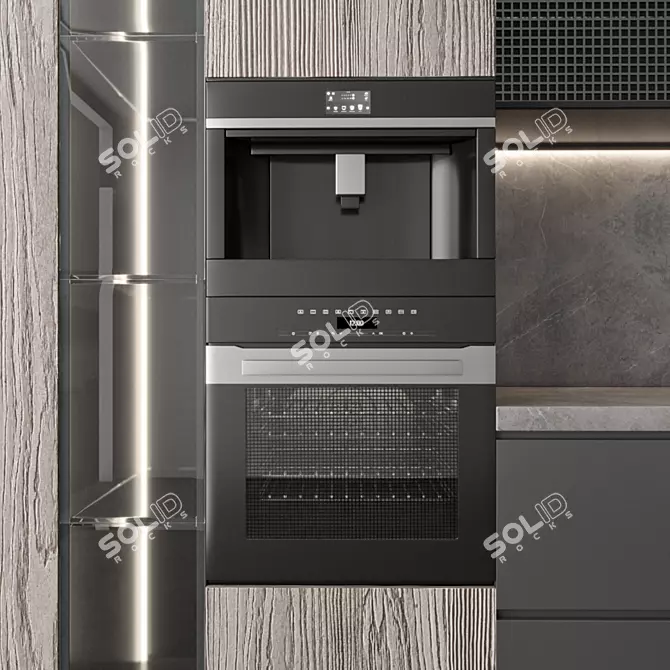  3ds Max 2017 Kitchen Scene 3D model image 2