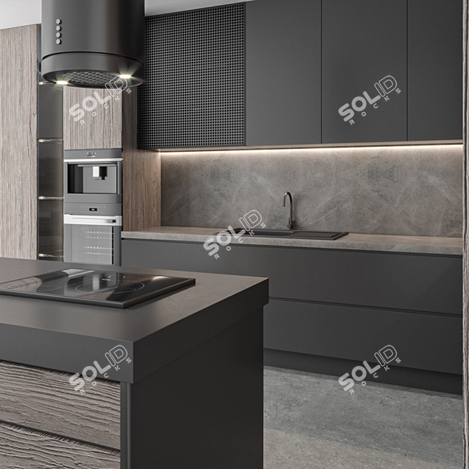  3ds Max 2017 Kitchen Scene 3D model image 8