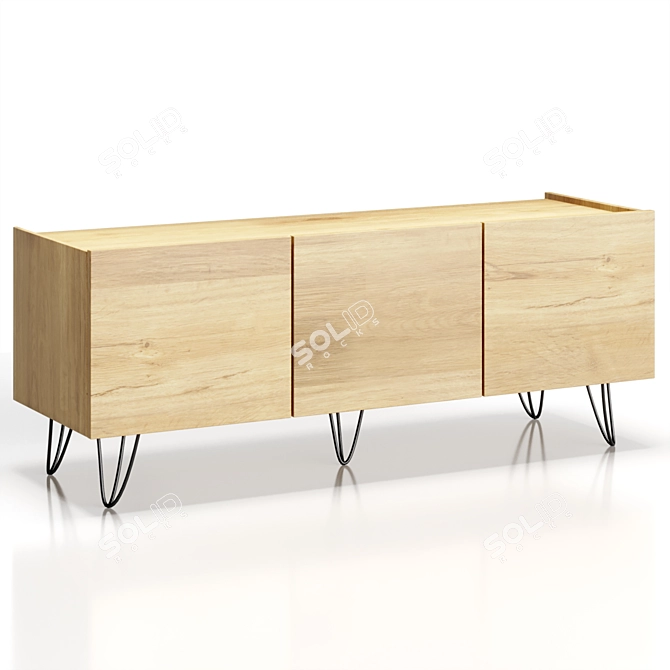 Leman-1 TV Stand Collection 3D model image 2