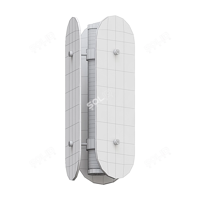 Amber Wall Lamp LURE ImperiumLoft 3D model image 4