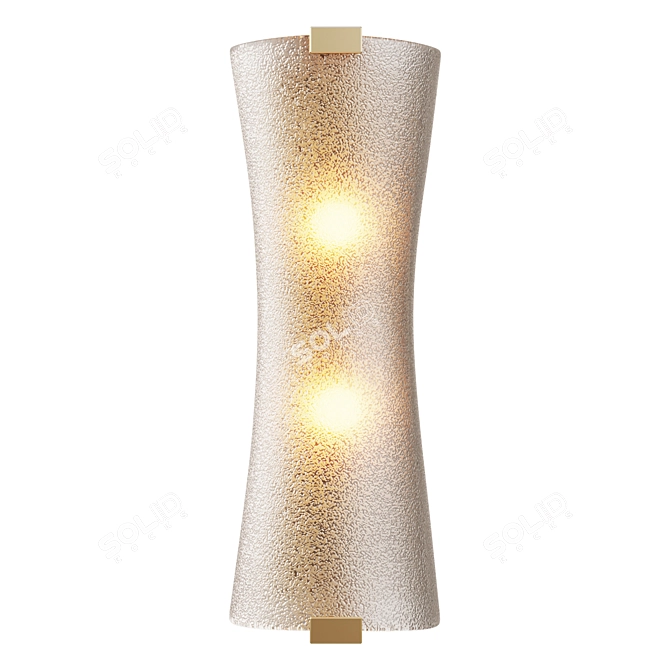 Eichholtz Wall Lamp Bern - Stylish Metal & Glass 3D model image 1