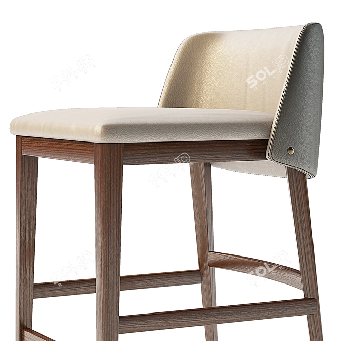 Modern DOMKAPA LOUISE Bar Stool 3D model image 6