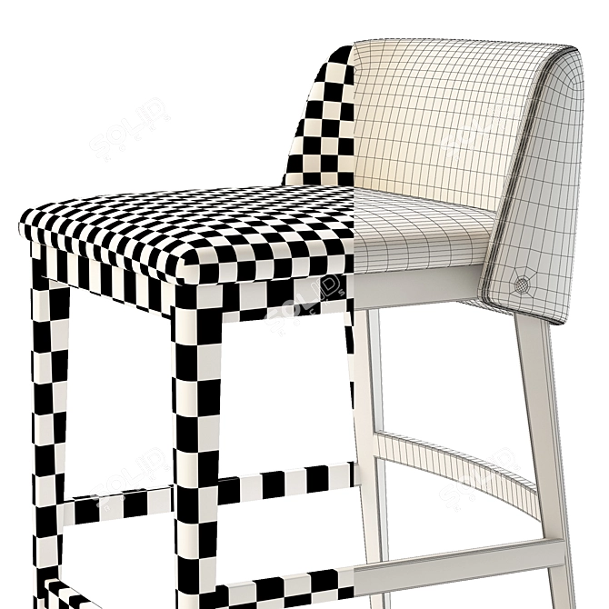 Modern DOMKAPA LOUISE Bar Stool 3D model image 7