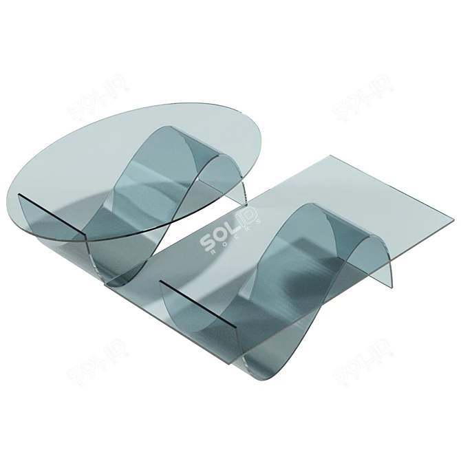 Modern Alissa Coffee Table 3D model image 5