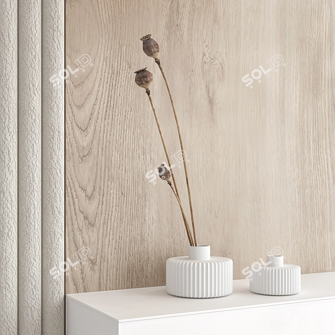 Decorative Wall Panel Set 109 3D model image 3