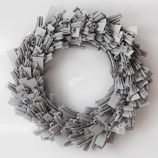 Festive Wreath for Interior & Exterior 3D model image 4