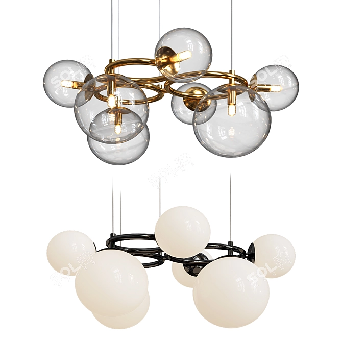Poldi Collection Pendant Lighting Sets 3D model image 3