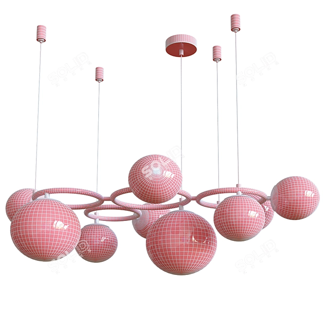 Poldi Collection Pendant Lighting Sets 3D model image 4