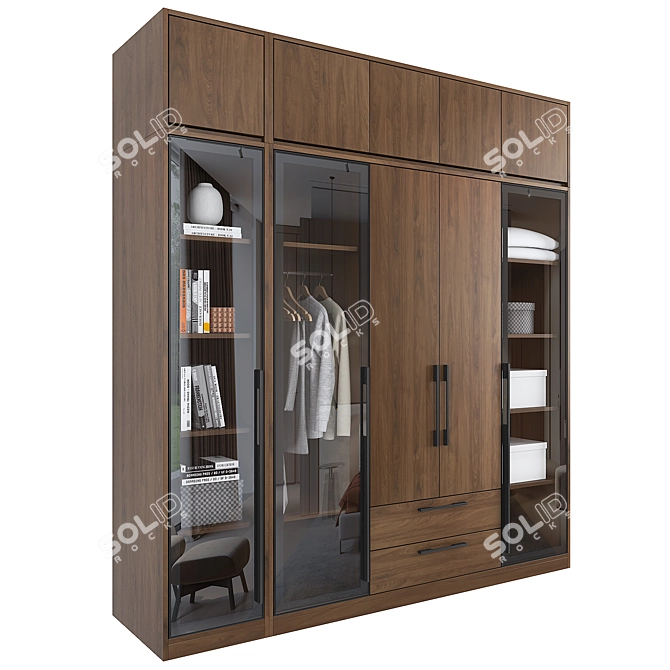  Wardrobe 40 - 2016 3D Model 3D model image 2