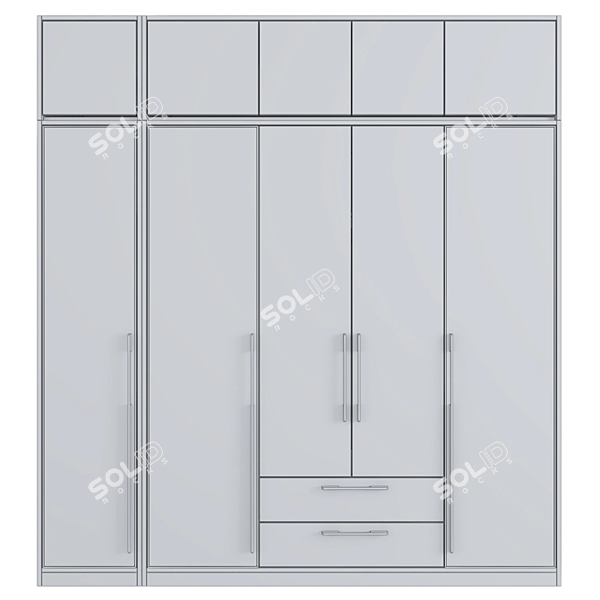  Wardrobe 40 - 2016 3D Model 3D model image 3