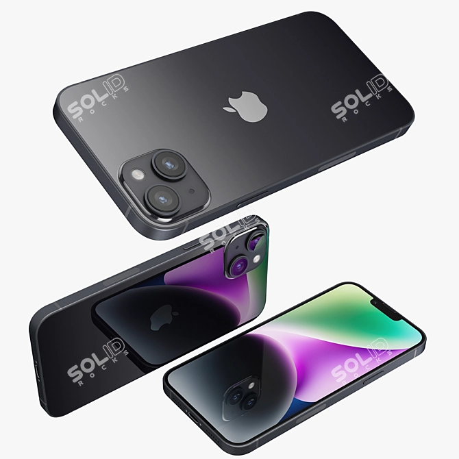 Apple iPhone 14 Plus 3D Model 3D model image 4