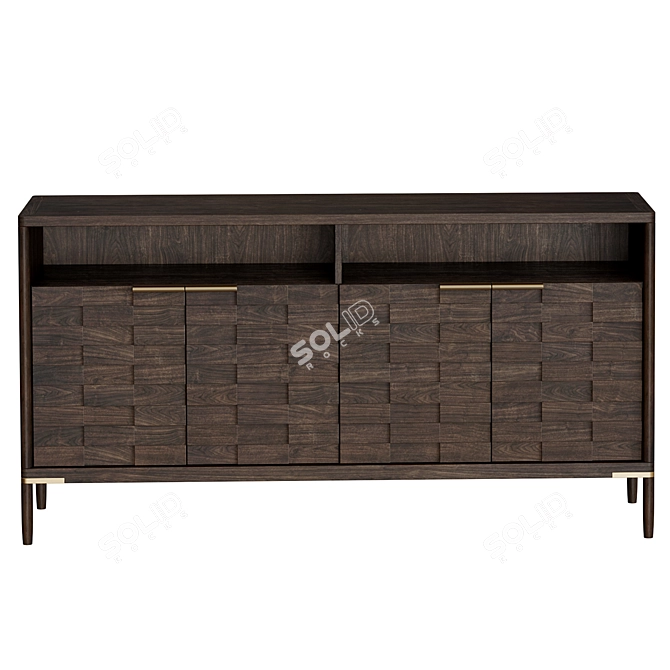 Textures Media Console by Dantone Home 3D model image 6