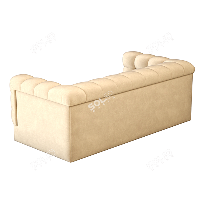 Luxury Chiltern Velvet 3D Sofa 3D model image 4