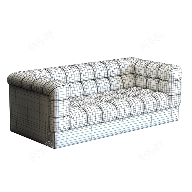 Luxury Chiltern Velvet 3D Sofa 3D model image 6