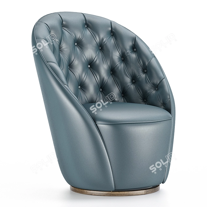 Luxury Giotto Armchair 3D Model 3D model image 1