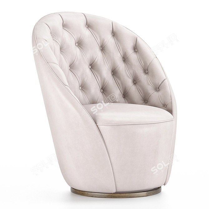 Luxury Giotto Armchair 3D Model 3D model image 2