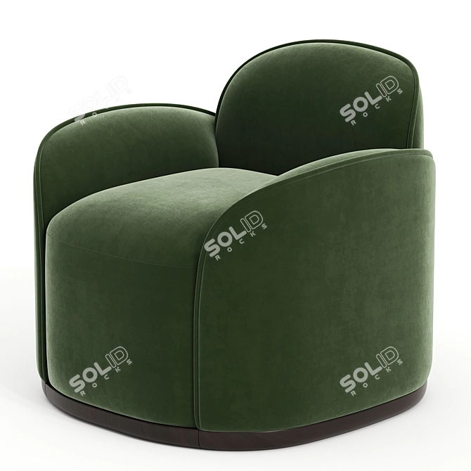 Contemporary Unio Armchair 2014 3D model image 2