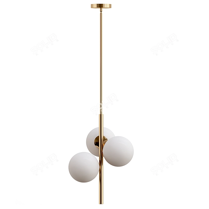 Rina Modern Lighting Fixture 3D model image 1