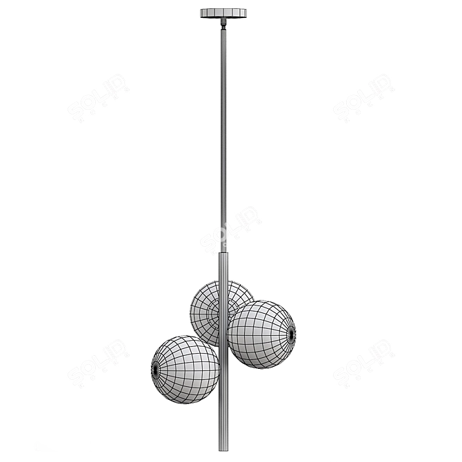 Rina Modern Lighting Fixture 3D model image 2