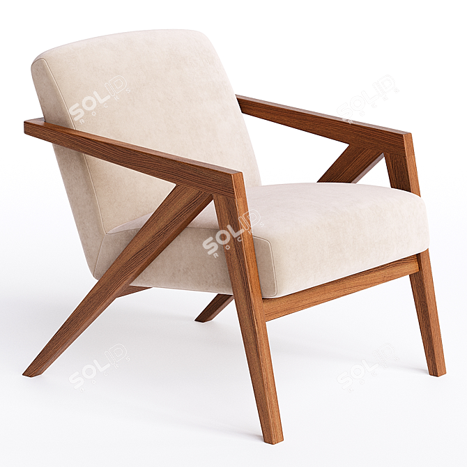 Geometric Fusion Sculpture by Rios 3D model image 2