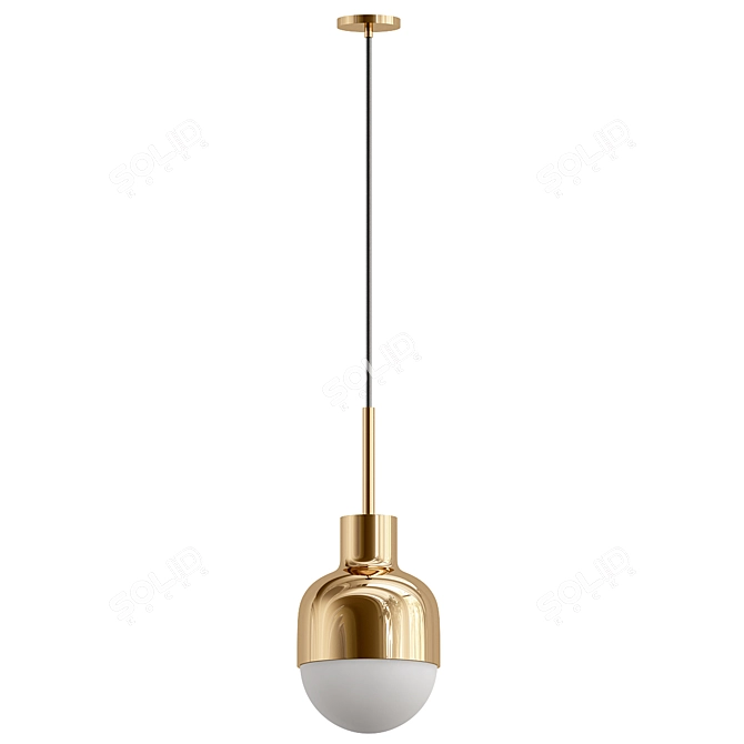 Modern Design POD Lamp Fixture 3D model image 1