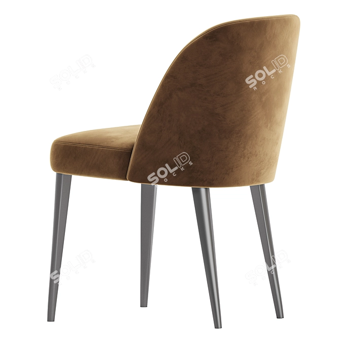 Elegant ODETTE Chair Collection 3D model image 4