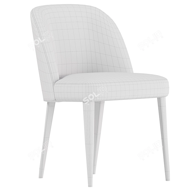 Elegant ODETTE Chair Collection 3D model image 6