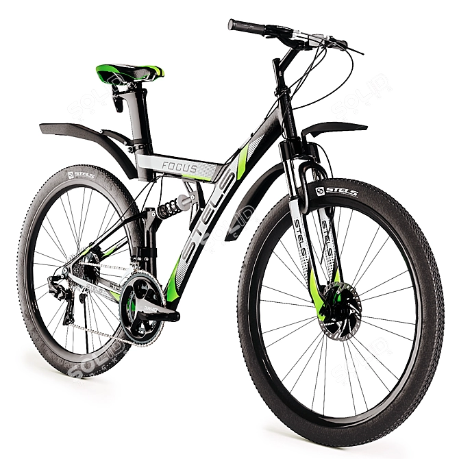  Mountain Bike Stels Focus 3D model image 1