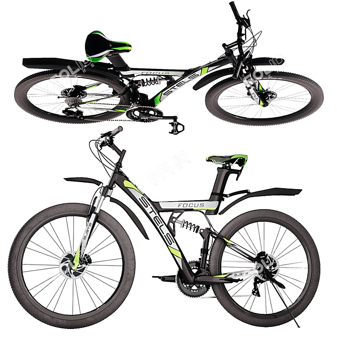  Mountain Bike Stels Focus 3D model image 6