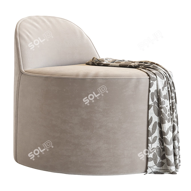 Baxter Nina 2016 Modern Sofa 3D model image 1