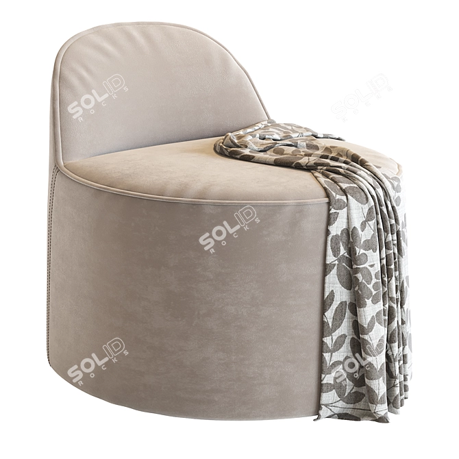 Baxter Nina 2016 Modern Sofa 3D model image 2