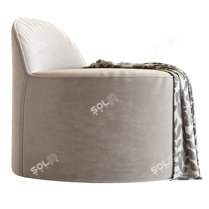 Baxter Nina 2016 Modern Sofa 3D model image 6
