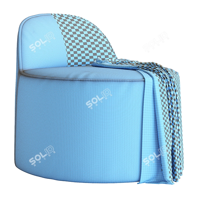 Baxter Nina 2016 Modern Sofa 3D model image 7