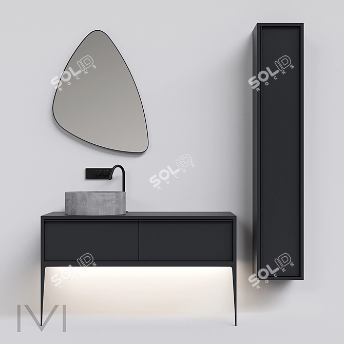 VivoMobili Loft Collection Furniture 3D model image 1