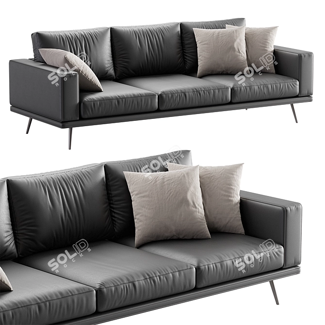  BoConcept Carlton Modern Sofa 3D model image 1