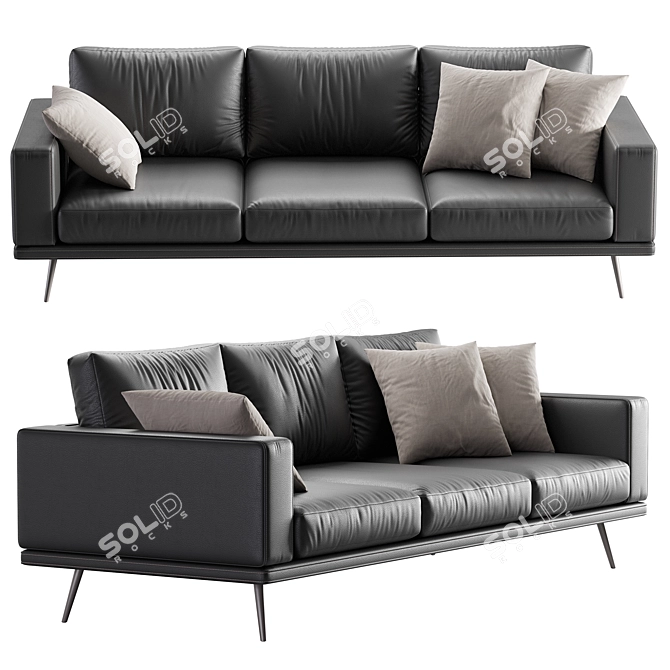  BoConcept Carlton Modern Sofa 3D model image 2