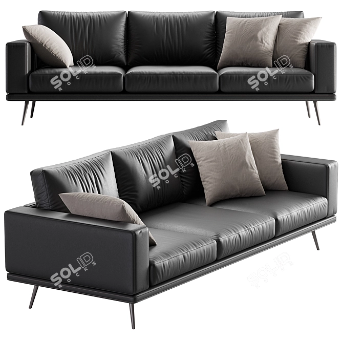  BoConcept Carlton Modern Sofa 3D model image 4