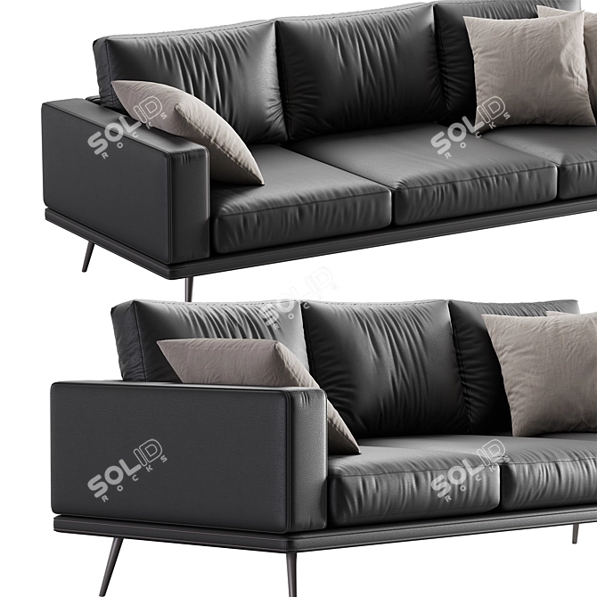  BoConcept Carlton Modern Sofa 3D model image 5
