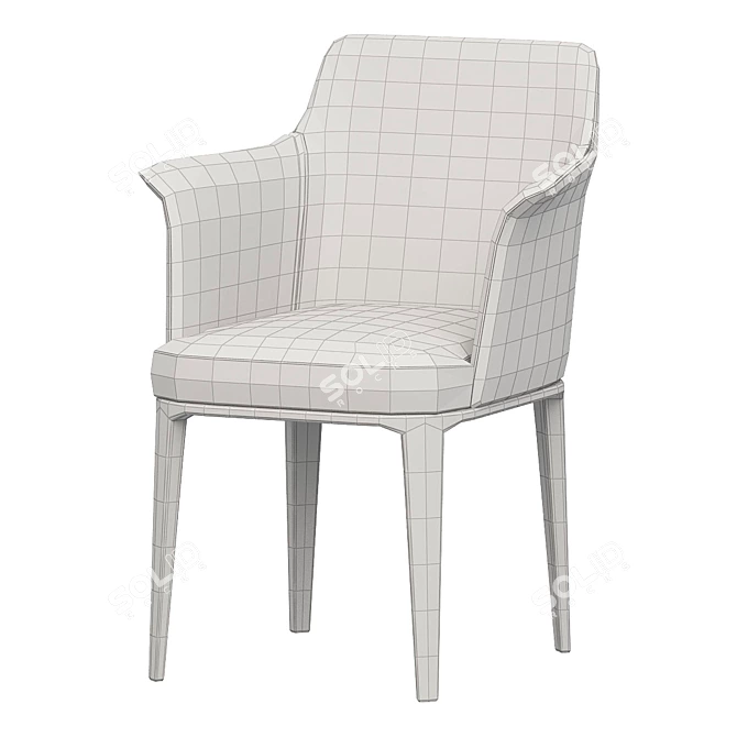 Elegant and Modern Sophie Chair 3D model image 2