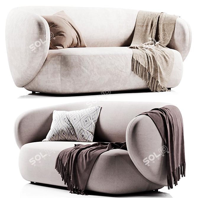 Grado Swell 2-Seater Sofa 3D model image 1