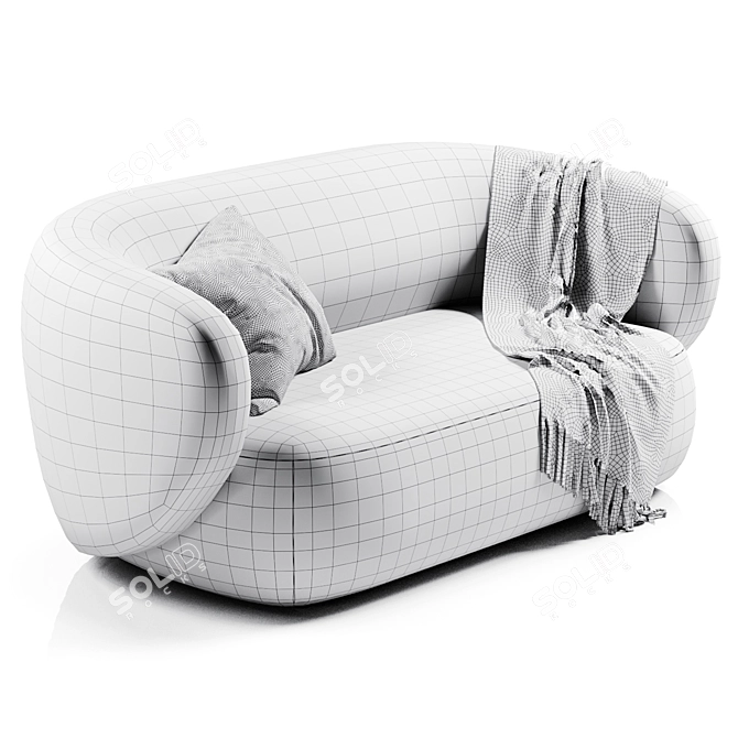 Grado Swell 2-Seater Sofa 3D model image 4