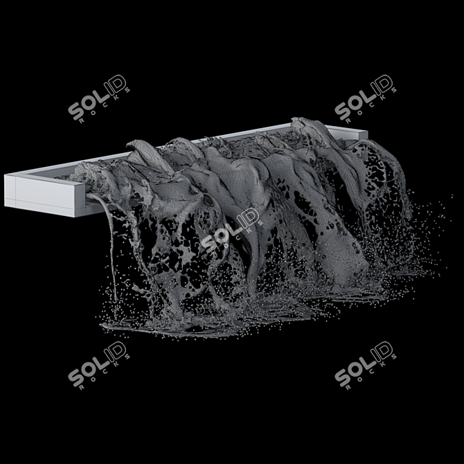 Outdoor Water Features Set 3D model image 2