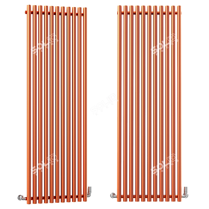 Copper Radiator by Terma 3D model image 1