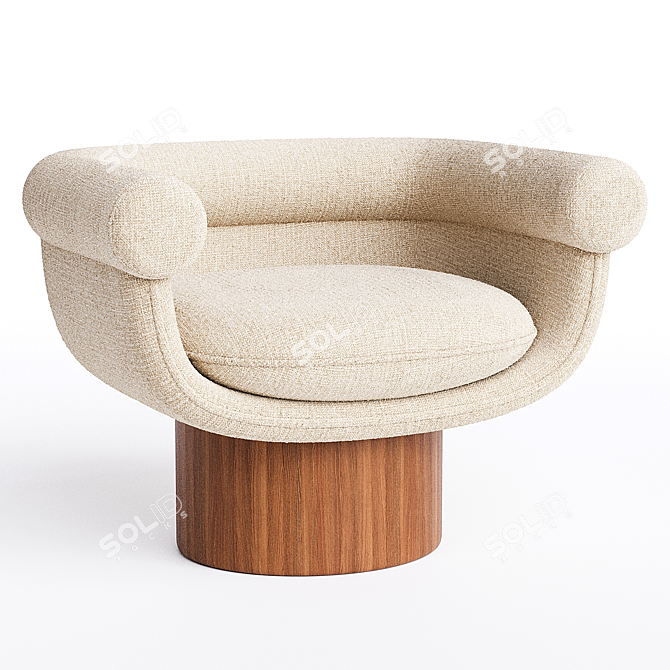 Contemporary Armchair Bowl 2014 3D model image 1